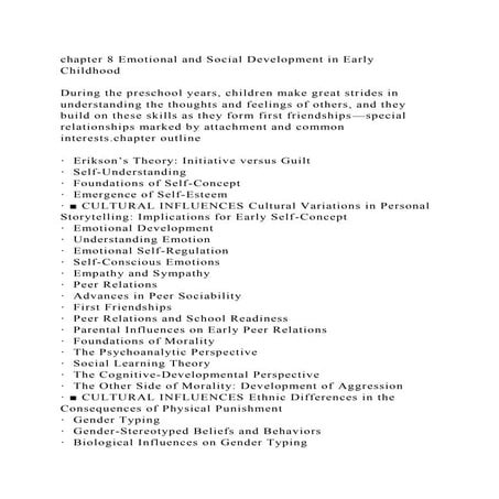 chapter 8 Emotional and Social Development in Early ChildhoodDur.docx