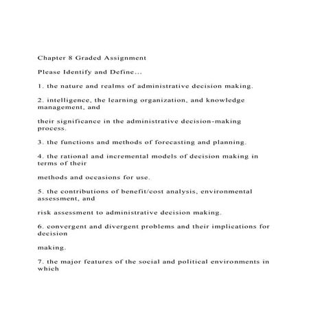 Chapter 8 Graded Assignment Please Identify and Define….docx