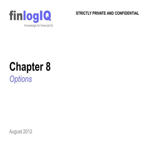Chapter 8 notes 2012 08 05
