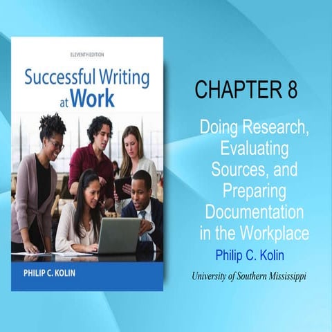 Chapter 8 of Kolin's Successful Writing at Work