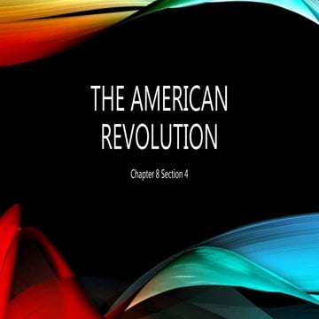 Chapter 8 section 4 power point