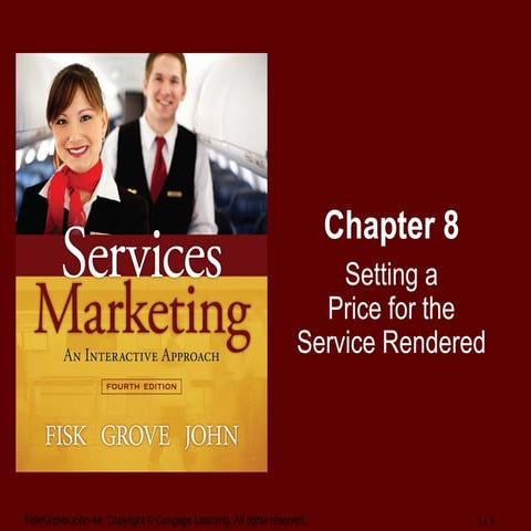 Chapter 8 Setting Price for a Service Rendered