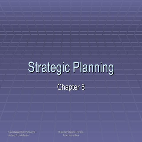 chapter8_strategicplanning-110428101751-phpapp01.ppt