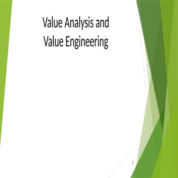 chapter 8value analysis in material management