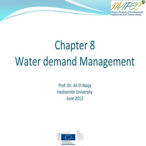 Chapter 8  water demand management.ppt