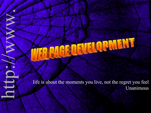 TID Chapter 8 Web Page Development