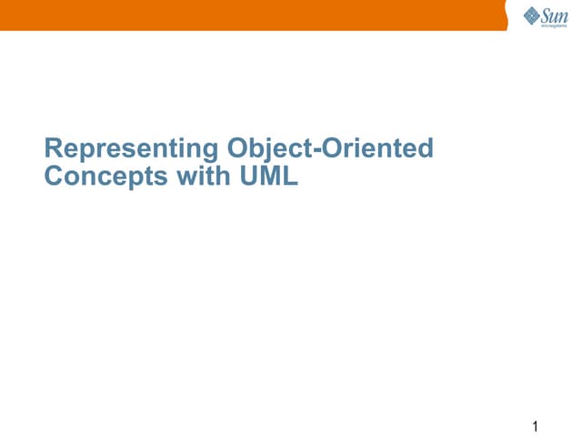 Chapter 9:Representing Object-Oriented Concepts with UML