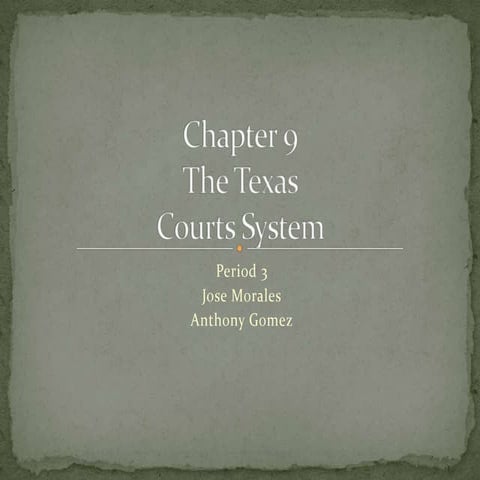 Chapter 9 group presentation