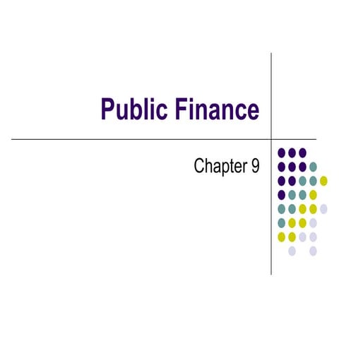 Chapter 9- public finance for BBA