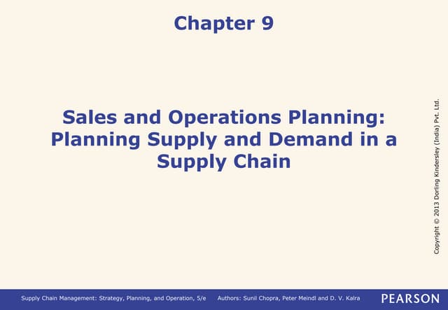 Supply Chain Chapter 09  