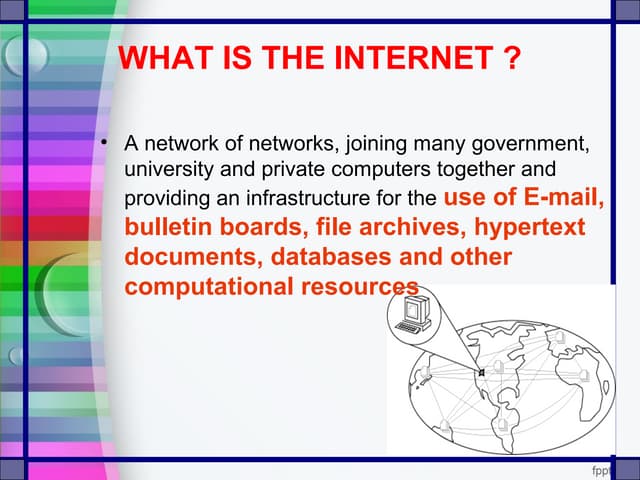 Chapter 9 : INTERNET
