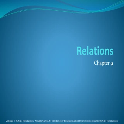 Chapter 2: Relations | PDF