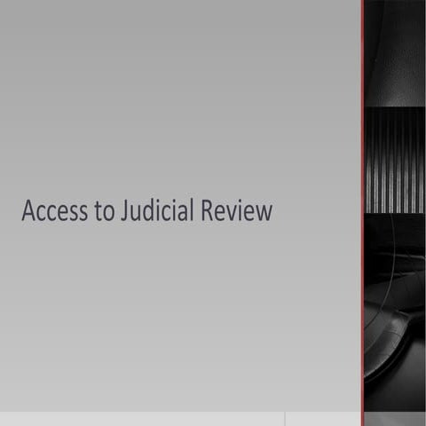 Chapter 9.access to judicial review