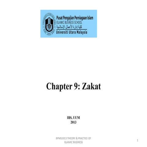 Chapter 9: Business Zakat