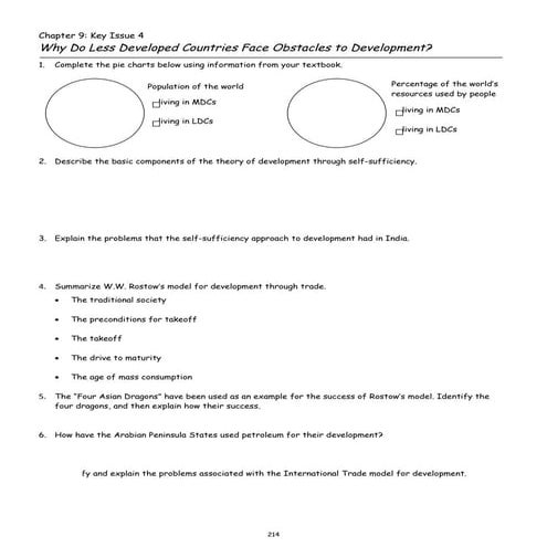 Chapter 9   key issue 4