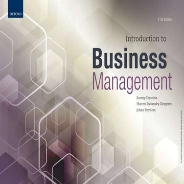 Business understanding and knowledge within your self