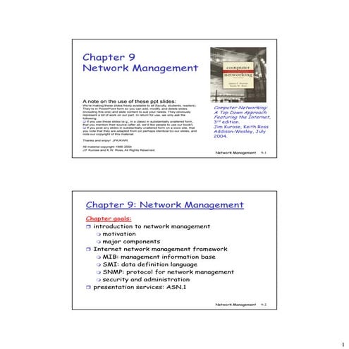 Chapter9 network managment-3ed