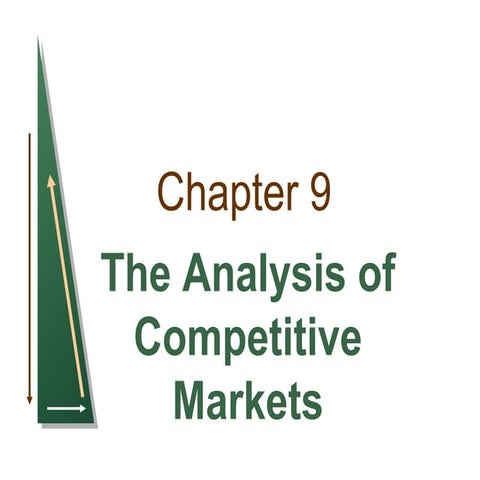 Chapter 9 analysis of competitive market