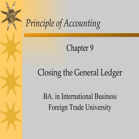 Chapter 9 closing the general ledger clc