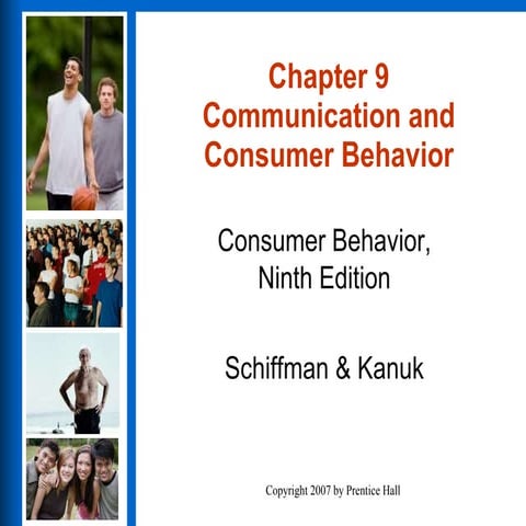 Chapter 9 Communication And Consumer Behavior
