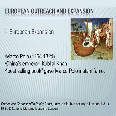 Chapter 9 euroean outreach and expansion