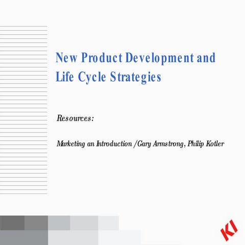 Chapter9 New Product Development And Plc