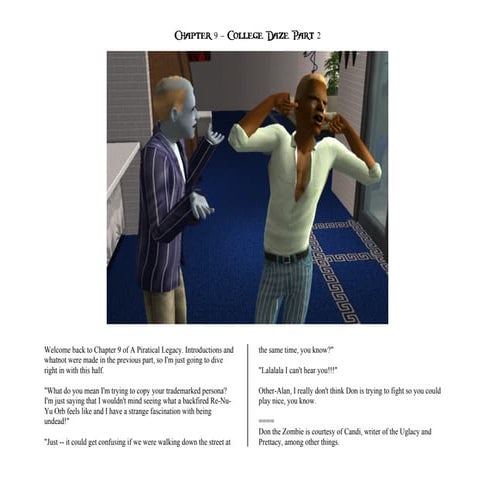 A Piratical Legacy Chapter 9 - College Daze Part 2