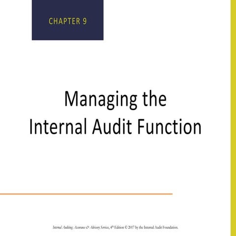 Chapter 9 PPT 4th edition.pdf internal audit | PDF | Business ...