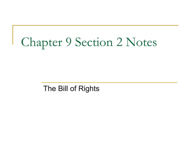 Chapter 9 Section 2 Notes Ppt Chapter 9 Section 2 Notes Ppt