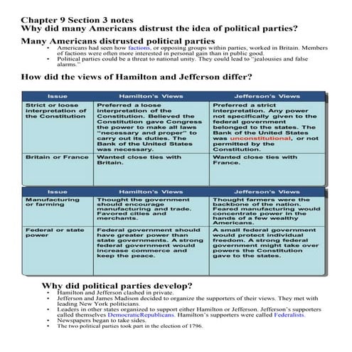 Chapter 9 section 3 notes | DOCX