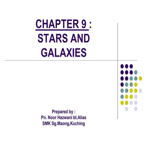 Form 3 Chapter 9 stars and galaxies