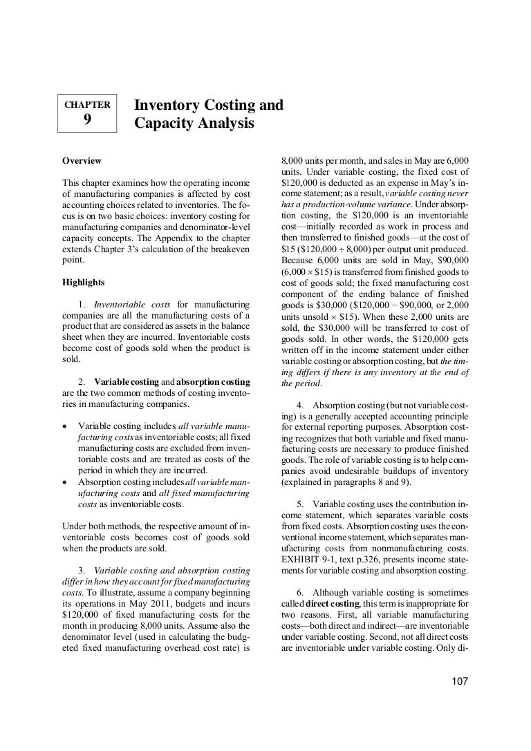 Chapter 9 Study Guide Chapter 9 Study Guide