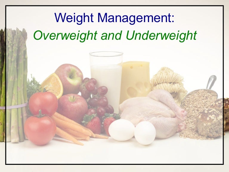 Chapter 9 Weight Management