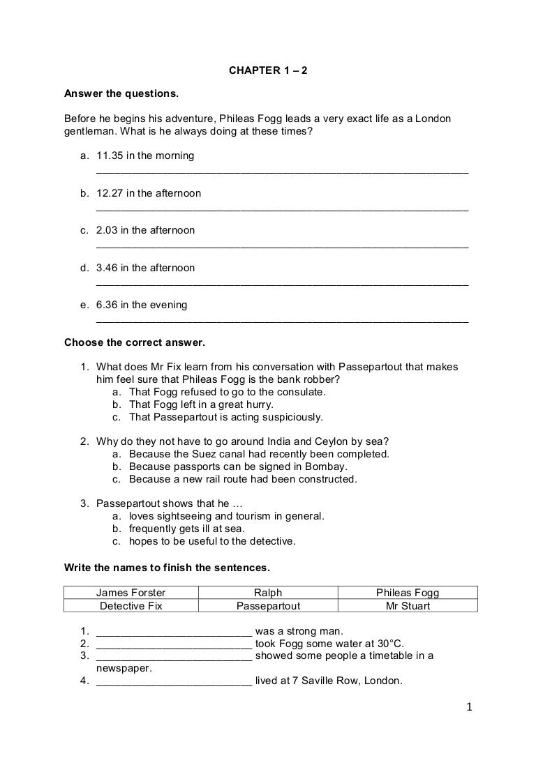 Around the world in 80 days essay