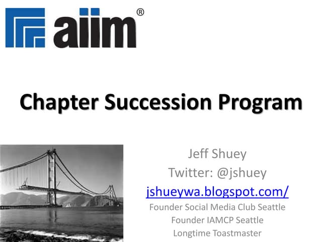 Chapter Succession Program