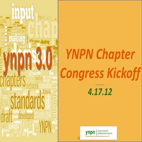 Chapter congress kickoff   4.17.12
