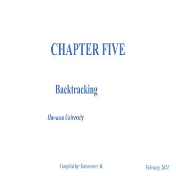 data structure and algorithm Chapter Five.pdf very important