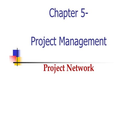 Chapter Five project management in operations research .pdf