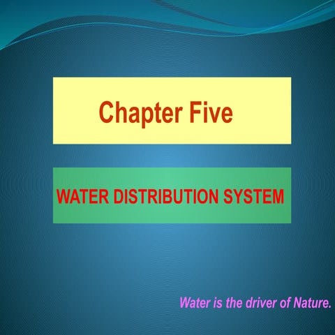 water distribution system of adiss abebeba town