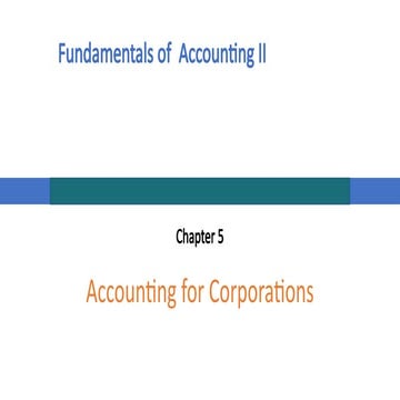 Chapter Five- Accounting for Corporations.pptx