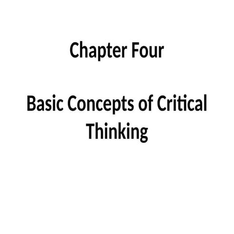 Elder paul critical thinking model | PPTX