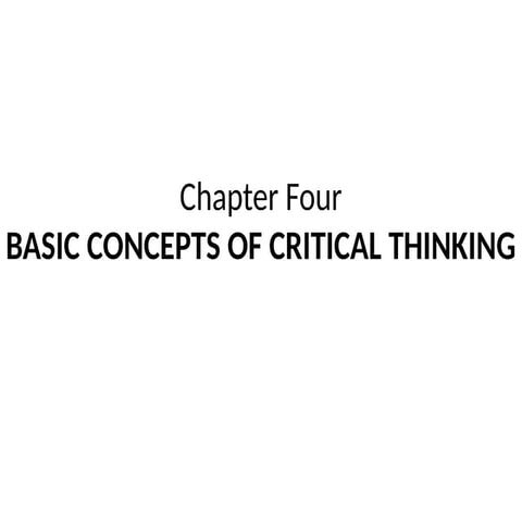 Critical thinking can be defined as a wide range of cognitive skills and inte...