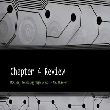 CompTIA Security+ Chapter Four Review