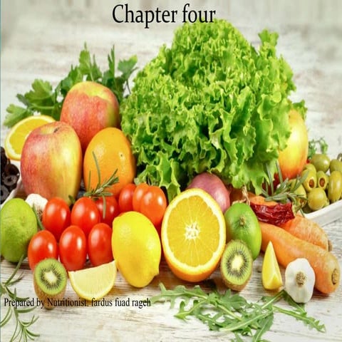 Chapter four vitamins