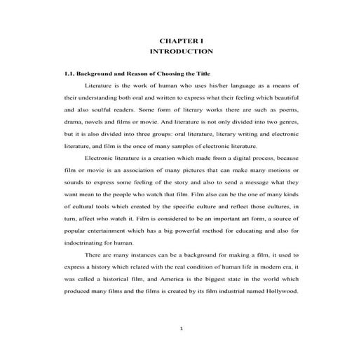 Proposal Chater 1 and 2 (literature)