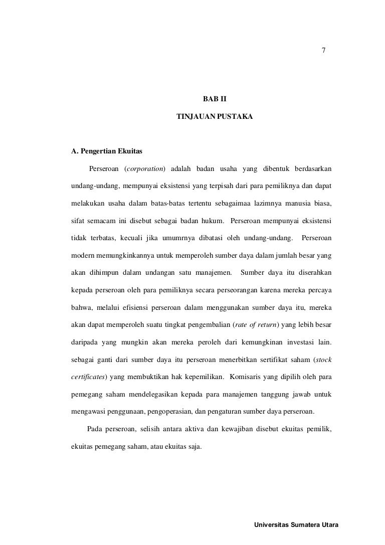 Chapter ii (ekuitas)
