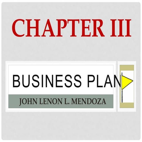 Business Plan and Marketing Plan