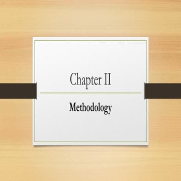 Chapter II Pre Oral powerpoint for chapter two | PPTX