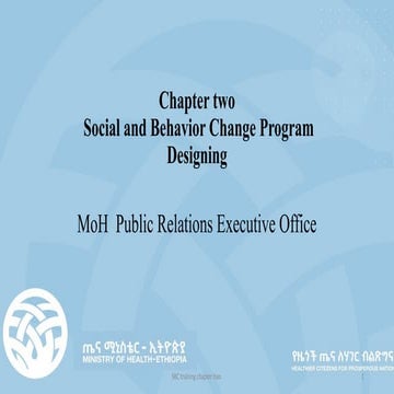 Chapter II Social and Behavior Change Program Designing.pptx