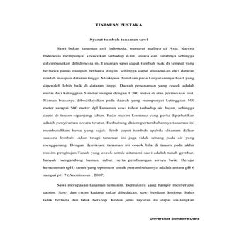 Chapter ii tanaman sawi